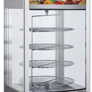 ROTERENDE WARMHOUDVITRINE 97L