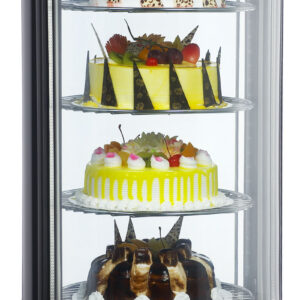 ROTERENDE KOELVITRINE 72L