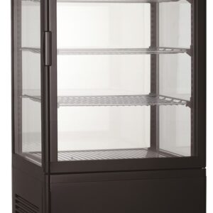 KOELVITRINE 68L ZWART