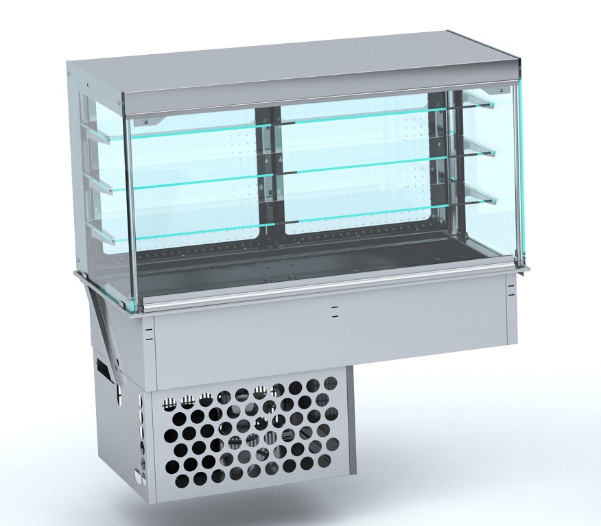 DROP-IN KOELVITRINE 4/1 GESLO.