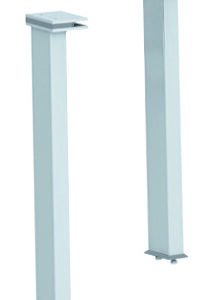 2 STAANDERS TBV GEBOGEN GLAS