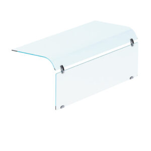 GESL. GEBOGEN GLAS 1-ZIJDE 3/1