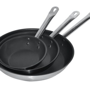 KOEKENPAN RVS + TEFLON ø32 4L