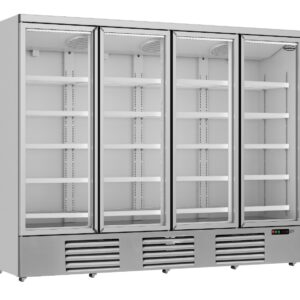KOELKAST 4 GLASDEUREN *HEFTRUK
