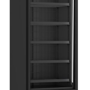 VRIESKAST 1 GLASDEUR ZWART