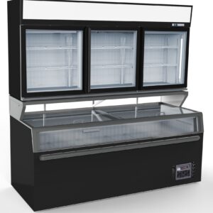 WANDVRIESKAST ZWART 3D