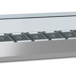 GEKOELDE OPZETVITRINE 1/4 GNx8