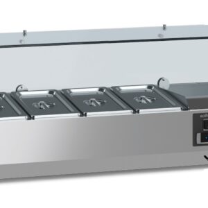 GEKOELDE OPZETVITRINE 1/3 GNx4