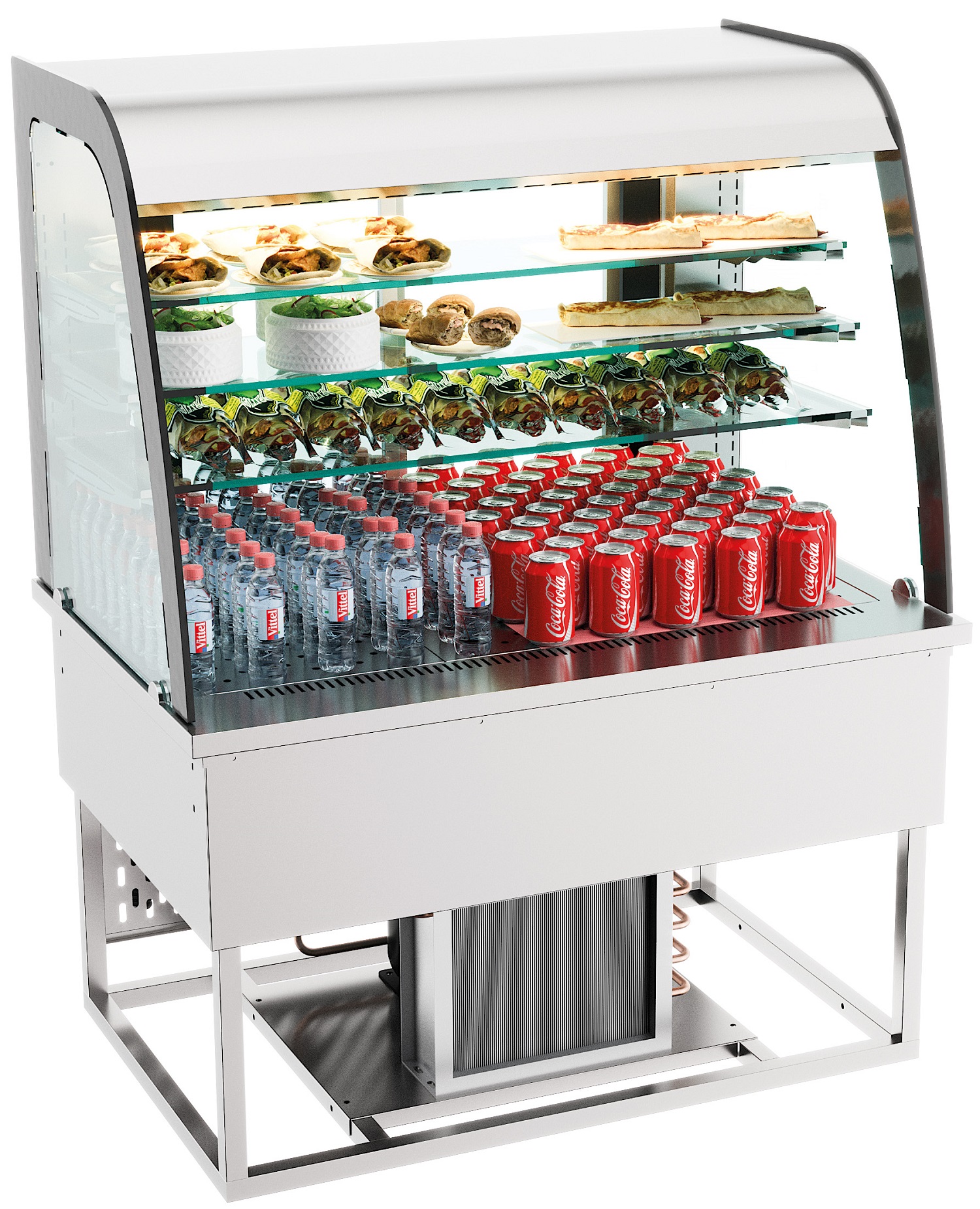 DROP-IN KOELVITRINE 140L OPEN
