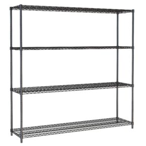 STELLING 4 LEVELS 1800 ZWART