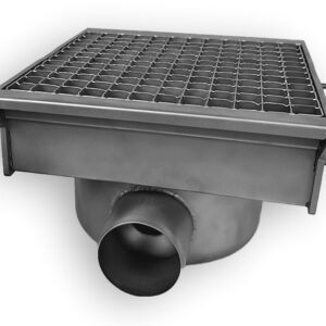 RVS AFVOERPUT 300X265 - 2 EXIT