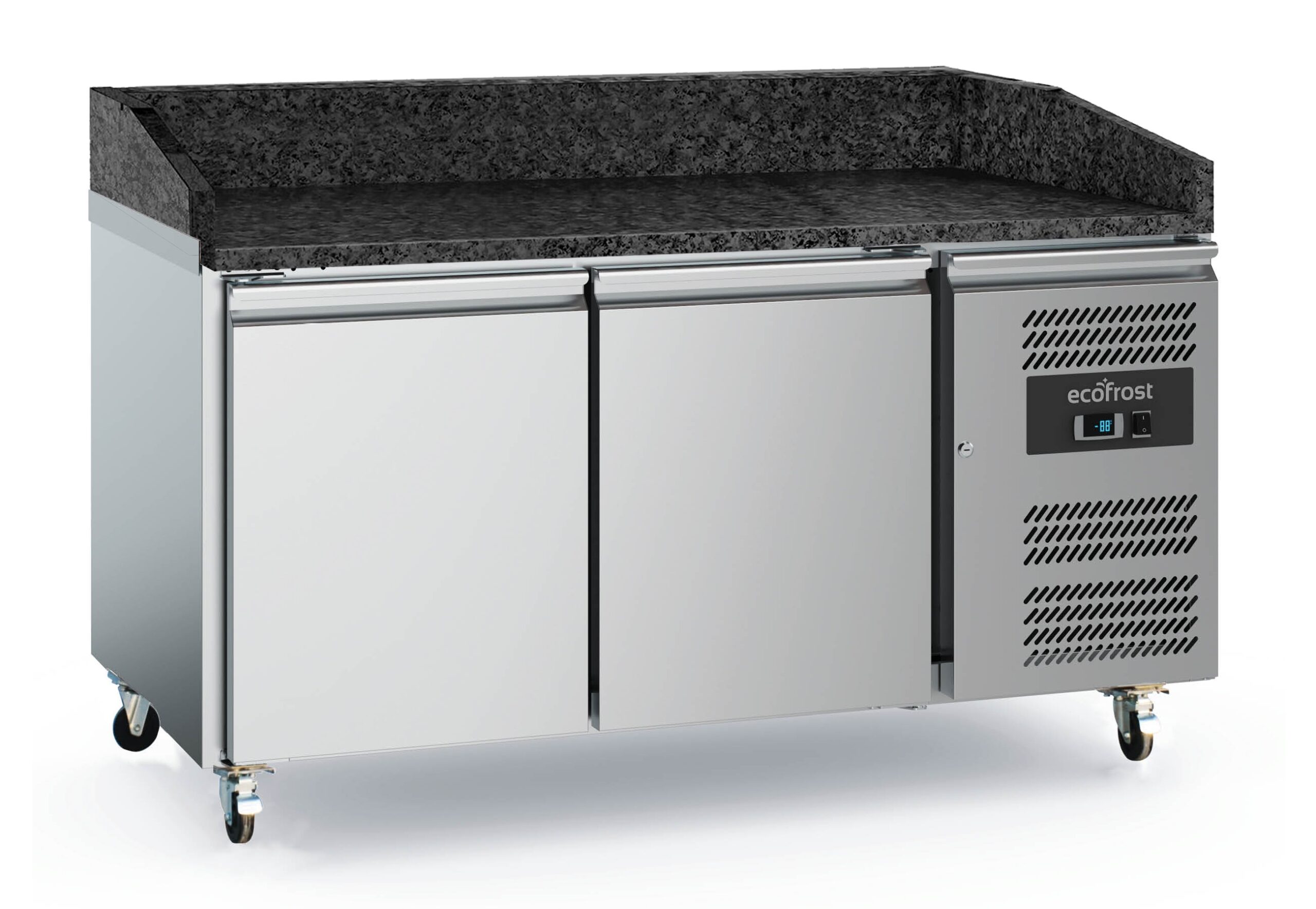 PIZZAWERKBANK 2 DEURS GRANIET