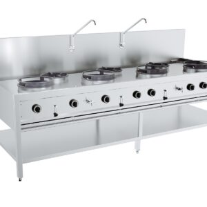 GAS WOKTAFEL 4X17kW + 3X9kW
